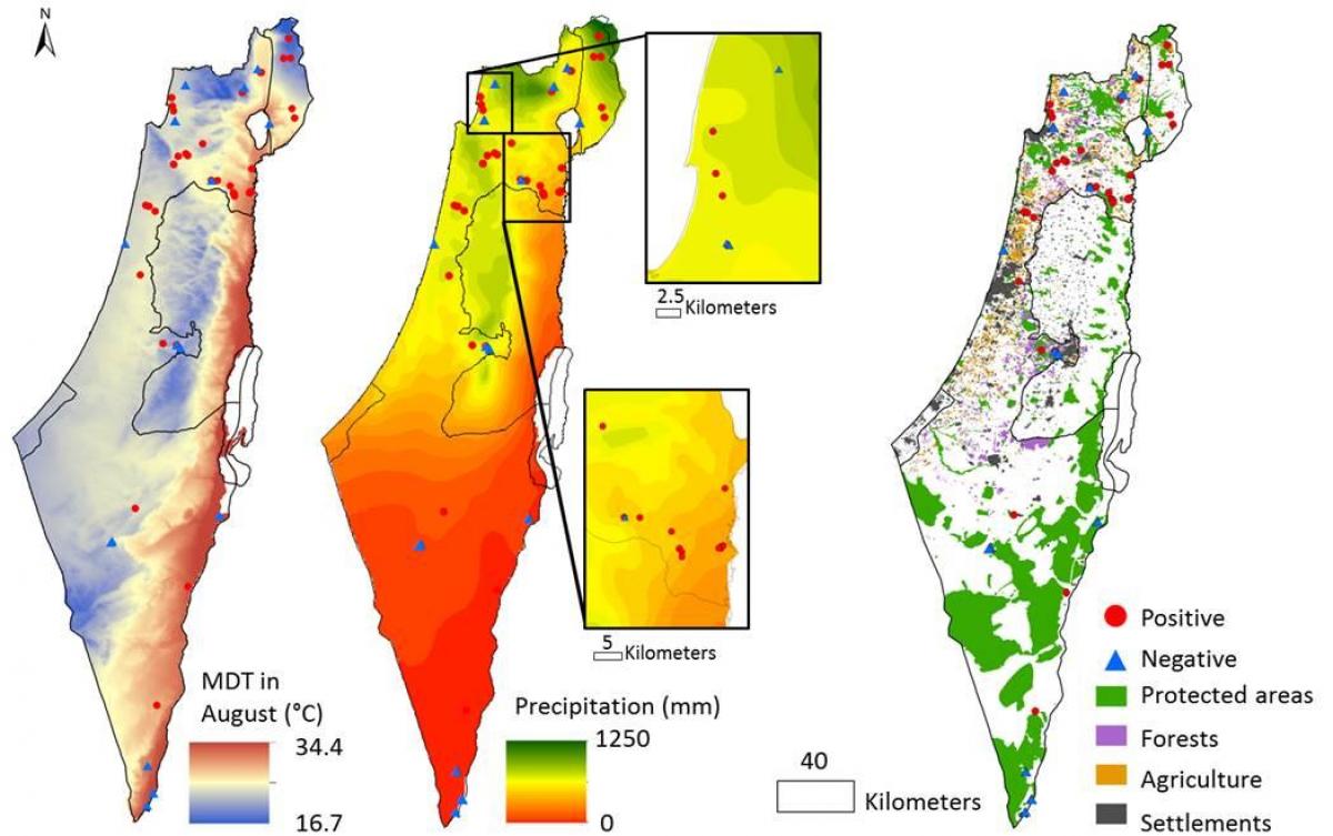 mapi izraela klime
